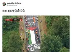 La gente del Pa&iacute;s Vasco da un ejemplo protestando contra Israel