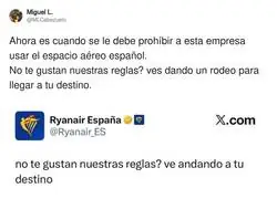 Un saludo para Ryanair