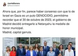 Que nunca quede en nel olvido esta imagen de Almeida e Israel