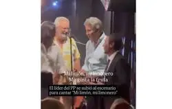 Feij&oacute;o, en un karaoke cantando &ldquo;mi lim&oacute;n, mi limonero&rdquo; y haciendo suyo el &lsquo;me gusta a la fruta&rsquo; de Ayuso