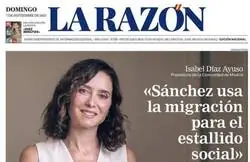 Cifras que te hacen entender la portada de La Raz&oacute;n con Ayuso