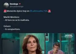 A Maril&oacute; le pill&oacute; el toro