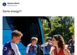 As&iacute; se siente Ayuso saludando a Israel