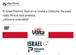&iquest;Por qu&eacute; en La Volta por Catalunya si se dej&oacute; tranquilamente a Israel?