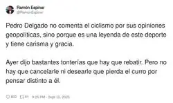 La realidad sobre Perico Delgado