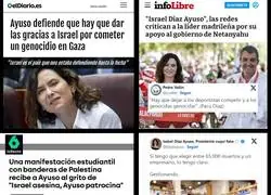 La posici&oacute;n de ISRAEL D&Iacute;AZ AYUSO sobre el genocidio: NO a lo que sea que diga Pedro S&aacute;nchez