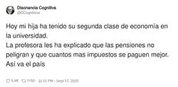 As&iacute; se explican las pensiones en la universidad