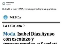 El Mundo sigue su peloteo extremo a Isabel D&iacute;az Ayuso