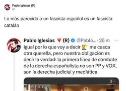 Pablo Iglesias sigue sufriendo el acoso en redes sociales