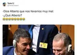 La foto de Pedro y Felipe VI que retratan a Feij&oacute;o