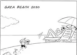 Peter de Wit, gana el premio Inktspot con un dibujo sobre Gaza