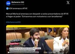 Las medidas de Vox contra los periodistas de RTVE: motosierra y lanzallamas