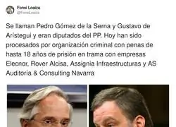 Vaya historial tiene el PP