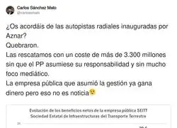 Empiezan las ganancias para las autopistas rescatadas por el estado