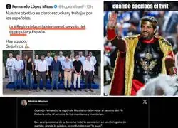 L&oacute;pez Miras se viene arriba publicando lo que realmente piensa