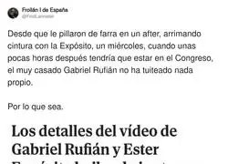 A Gabriel Rufi&aacute;n se le han terminado las ganas de re&iacute;rse