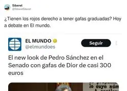 La gente de izquierdas debe ir ciega por la vida