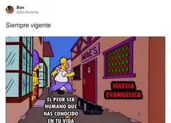 La t&iacute;pica gente que termina en la iglesia evang&eacute;lica