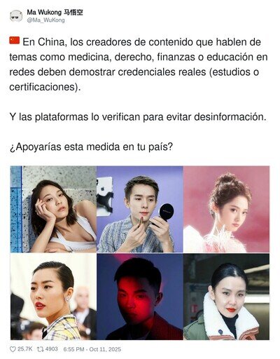 China es un ejemplo a seguir