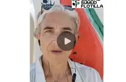 El mensaje de Ada Colau antes de ser interceptada por Israel junto a la Flotilla