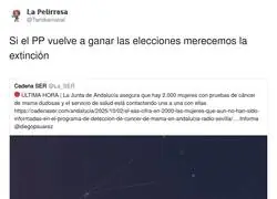 Deber&iacute;a dimitr en bloque todo el PP de Andaluc&iacute;a tras esta noticia
