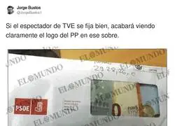 Solo la gente de derechas ve corrupci&oacute;n el entregar sobres con el logo del partido sin disimular