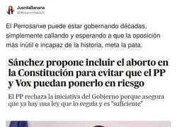 La derecha no puede dejar de hacer ganar votos a Pedro S&aacute;nchez