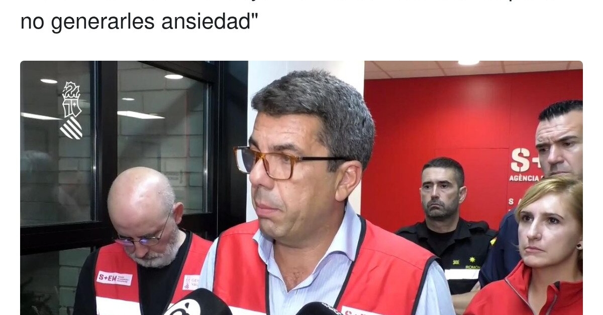 Carlos Mazón se sigue riendo de la gente