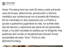 Orgullo m&aacute;ximo por Greta Thunberg