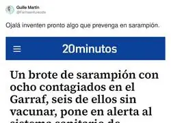 La gente antivacunas tiene lo que merece por su imprudencia