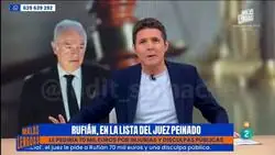 Gabriel Rufi&aacute;n incluido en la lista de demandas del juez Peinado, le pide 70.000 &euro; por injurias