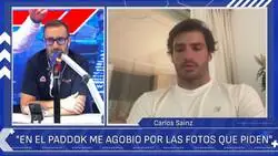 Carlos Sainz: "Estoy MUY DISGUSTADO con la situaci&oacute;n pol&iacute;tica y social en Espa&ntilde;a". "El tema pol&iacute;tico me pone de muy mal humor"