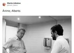 Mucho &aacute;nimo a Alberto