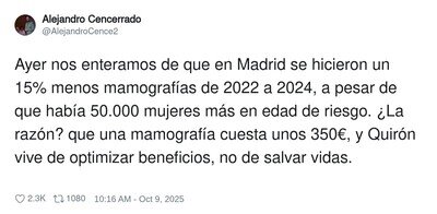 El negocio por encima de la salud humana