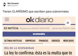Okdiario tiene claro su objetivo