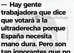 La mano dura siempre es contra la clase obrera