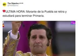 Morante de la Puebla se retira del toreo