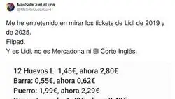 El gran cambio de precios de Lidl de 2019 a 2025