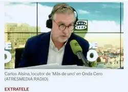 Alsina y su forma de informar es curiosa