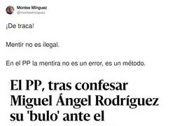 Mentir es una forma de vida en el PP