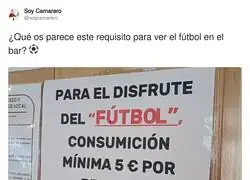 Ver el f&uacute;tbol sale caro