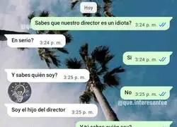 Una conversaci&oacute;n muy tensa