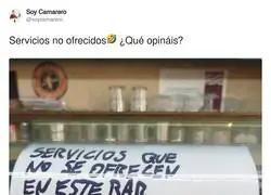 Lo que no te ofrece este bar