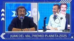 Juan del Val se pronuncia sobre la pol&eacute;mica tras ganar el Premio Planeta al ser de Atresmedia