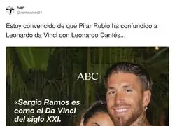 Surrealista lo de Pilar Rubio calificando a Sergio Ramos