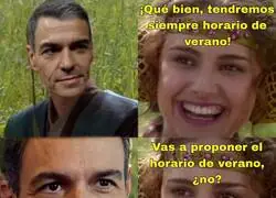 Pedro S&aacute;nchez y el cambio horario