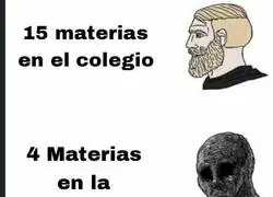 La universidad es muy dura