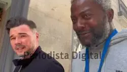Bertrand Ndongo acosa a Gabriel Rufi&aacute;n tras sus fotos con Ester Exp&oacute;sito