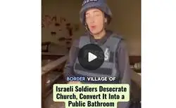 Esta periodista muestra lo que los israel&iacute;es le han hecho a una iglesia en Palestina