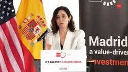 Esto de Ayuso es surrealista pidi&eacute;ndole cosas a Trump